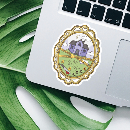STICKER | True Crime Thriller Books Frame | BOOKS00090