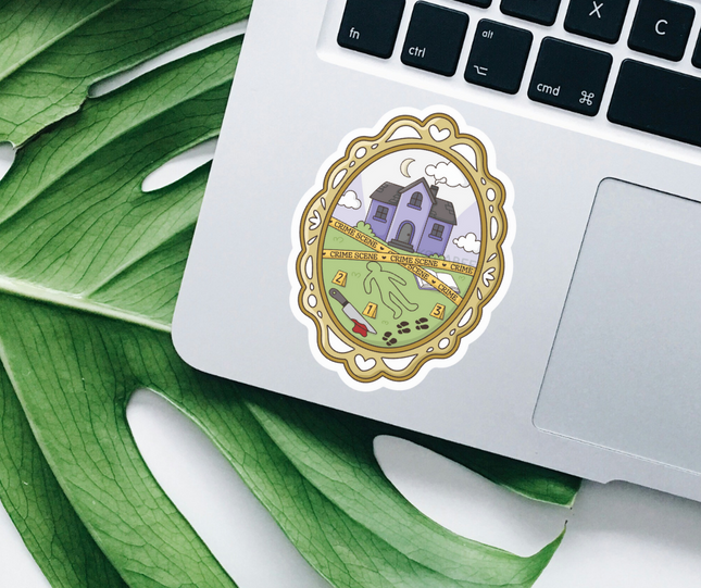 STICKER | True Crime Thriller Books Frame | BOOKS00090