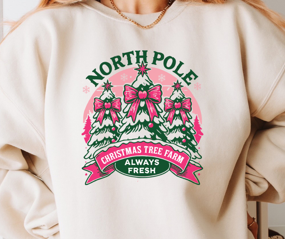 Gildan Crewneck | North Pole Christmas Tree Farm [650]