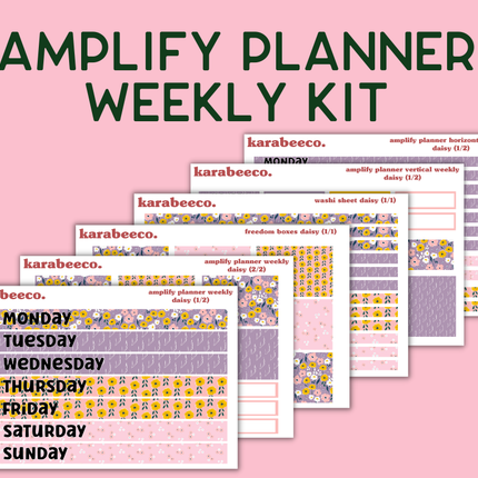 Amplify Planner Stickers | Weekly Kit | Daisy
