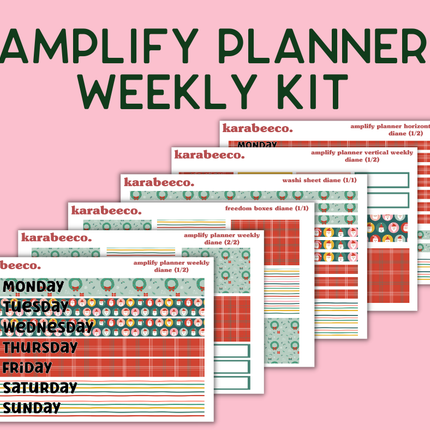 Amplify Planner Stickers | Weekly Kit | Diane