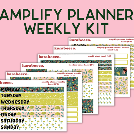 Amplify Planner Stickers | Weekly Kit | Hazel