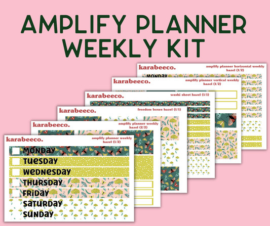 Amplify Planner Stickers | Weekly Kit | Hazel