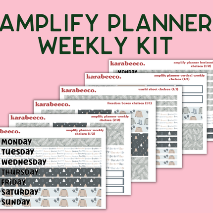 Amplify Planner Stickers | Weekly Kit | Chelsea