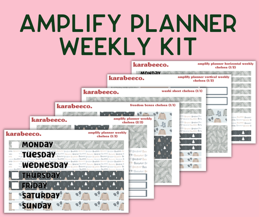 Amplify Planner Stickers | Weekly Kit | Chelsea