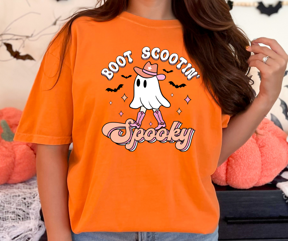 Comfort Colors Tee | Halloween Boot Scootin Spooky [426]