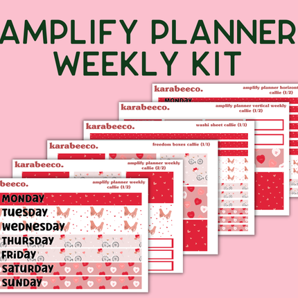 Amplify Planner Stickers | Weekly Kit | Callie