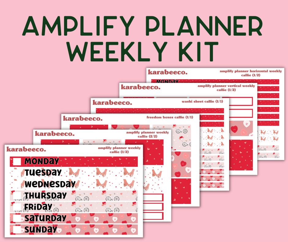 Amplify Planner Stickers | Weekly Kit | Callie