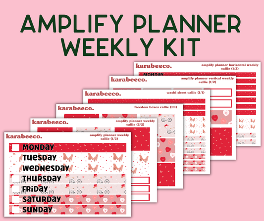 Amplify Planner Stickers | Weekly Kit | Callie