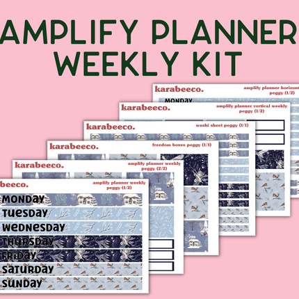 Amplify Planner Stickers | Weekly Kit | Peggy
