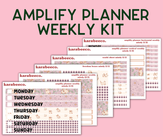 Amplify Planner Stickers | Weekly Kit | Mindy