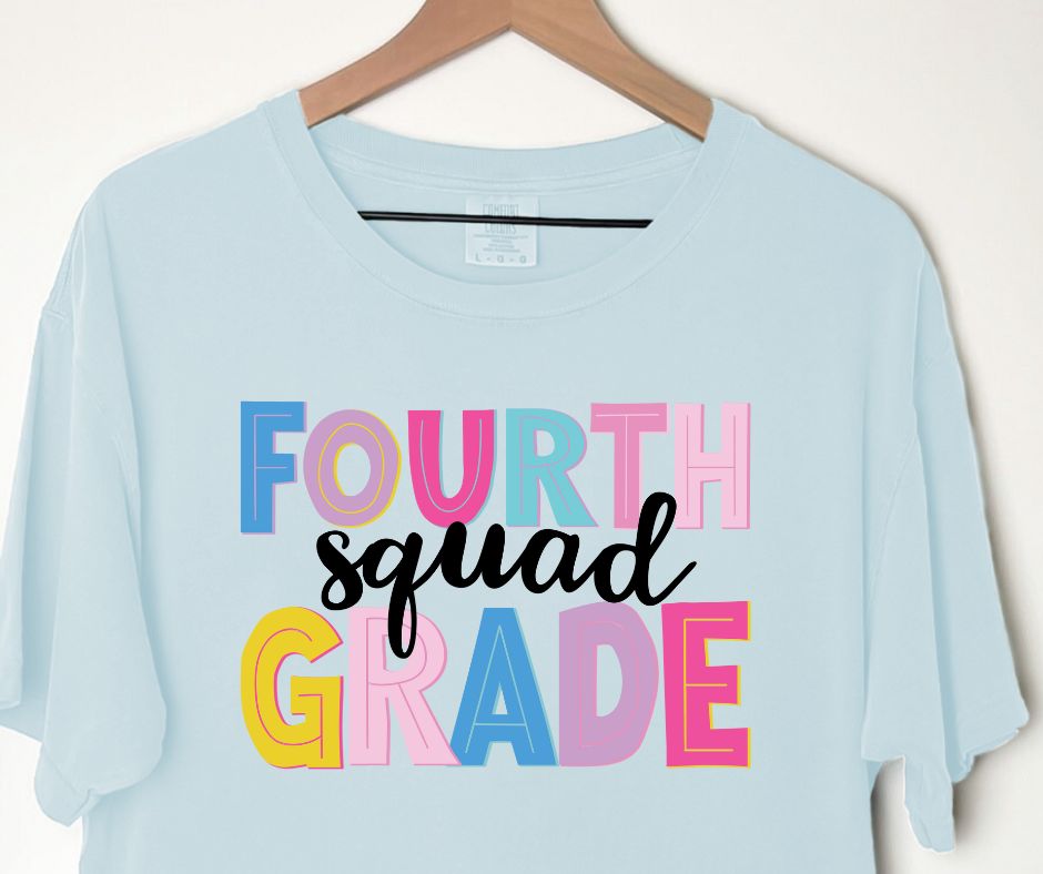 Comfort Colors Tee | Fourth Grade Squad [326]