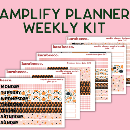 Amplify Planner Stickers | Weekly Kit | Jade