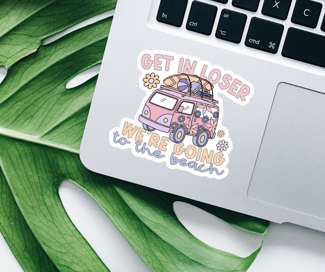 STICKER | Get in Loser We're Going to the Beach | KBC0000074
