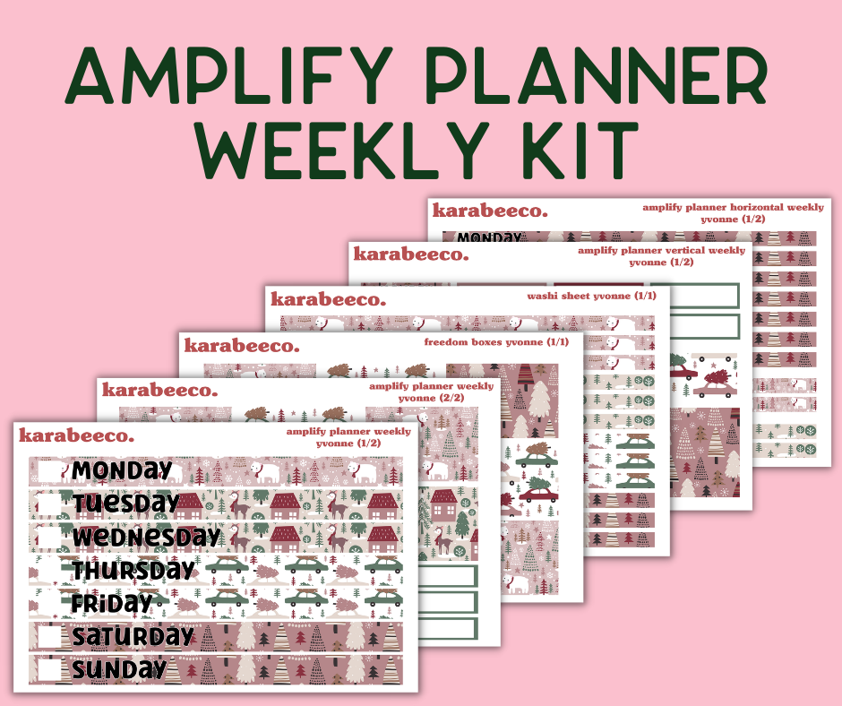 Amplify Planner Stickers | Weekly Kit | Yvonne