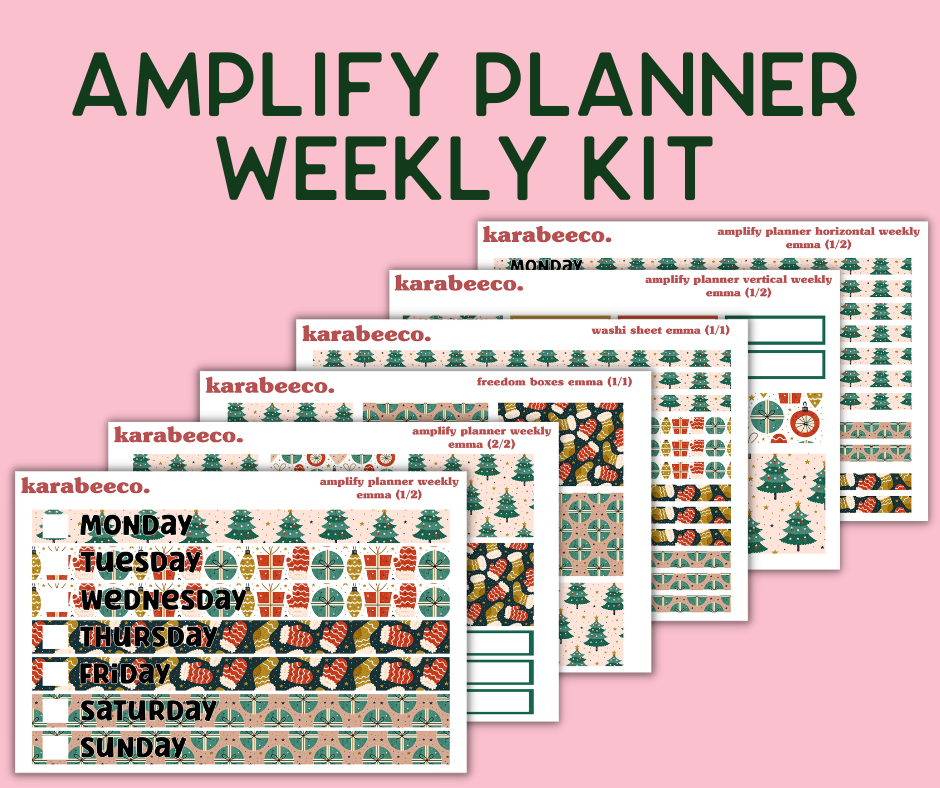 Amplify Planner Stickers | Weekly Kit | Emma