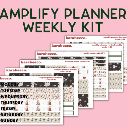 Amplify Planner Stickers | Weekly Kit | Stella