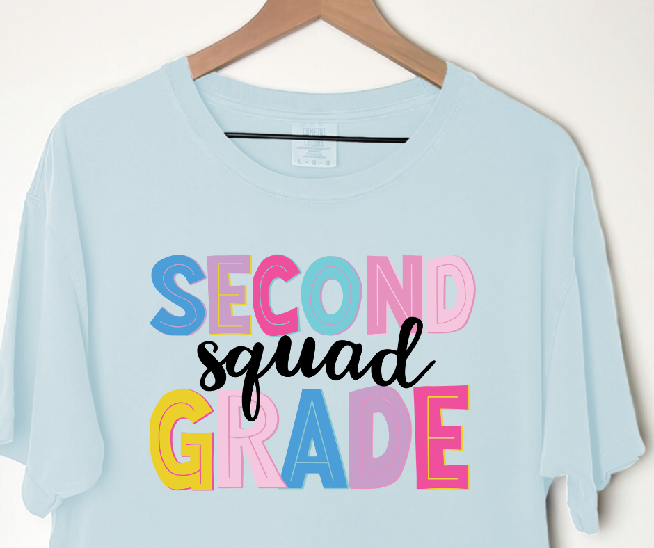 Comfort Colors Tee | Second Grade Squad [329]