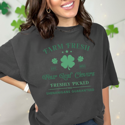 Comfort Colors Tee | Farm Fresh Shamrocks [P023]