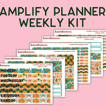 Amplify Planner Stickers | Weekly Kit | Jolene