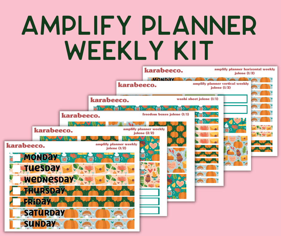 Amplify Planner Stickers | Weekly Kit | Jolene