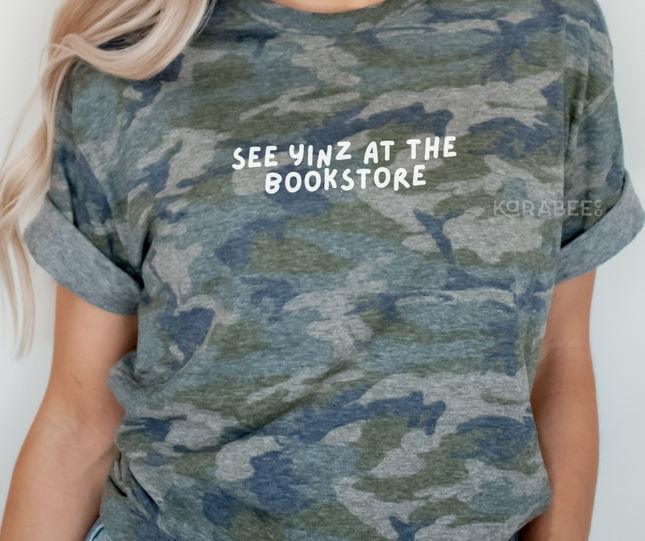 Camo Tee | See Yinz at the Bookstore