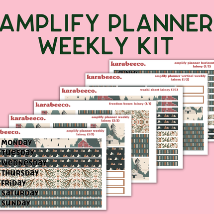 Amplify Planner Stickers | Weekly Kit | Lainey