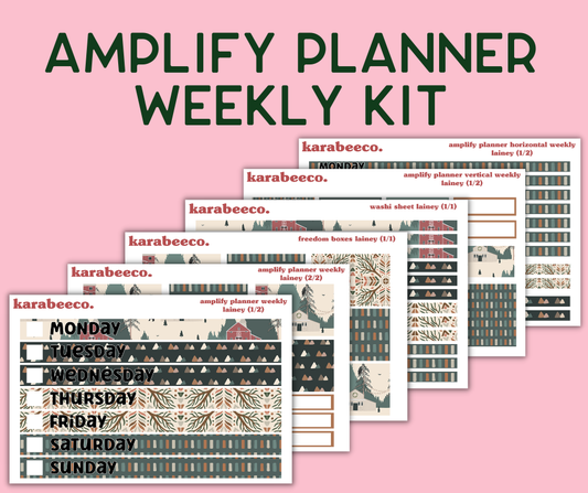 Amplify Planner Stickers | Weekly Kit | Lainey