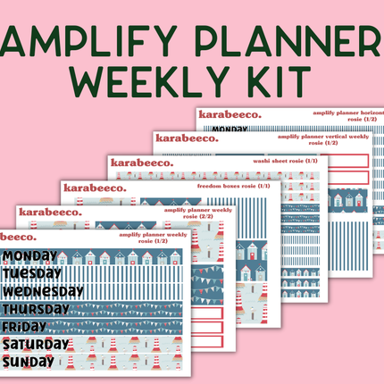 Amplify Planner Stickers | Weekly Kit | Rosie