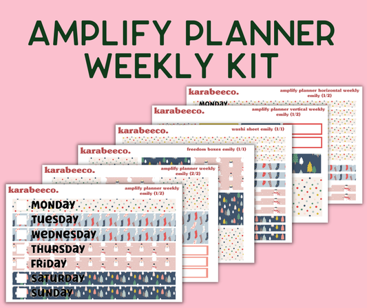 Amplify Planner Stickers | Weekly Kit | Emily