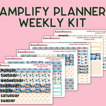 Amplify Planner Stickers | Weekly Kit | Morgan