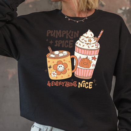 Gildan Crewneck | Pumpkin Spice and Everything Nice [466]