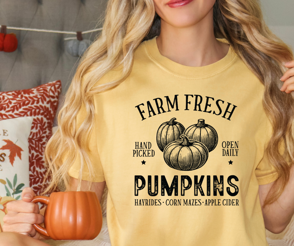 Comfort Colors Tee | Farm Fresh Pumpkins [533]