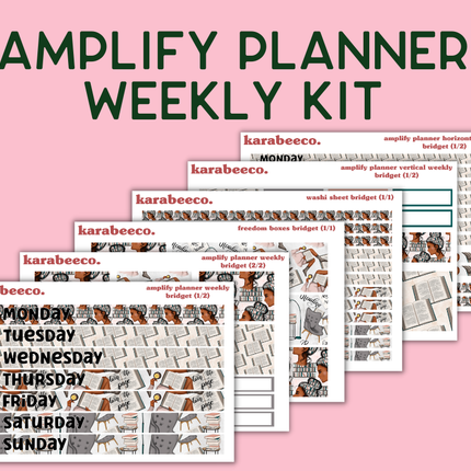 Amplify Planner Stickers | Weekly Kit | Bridget