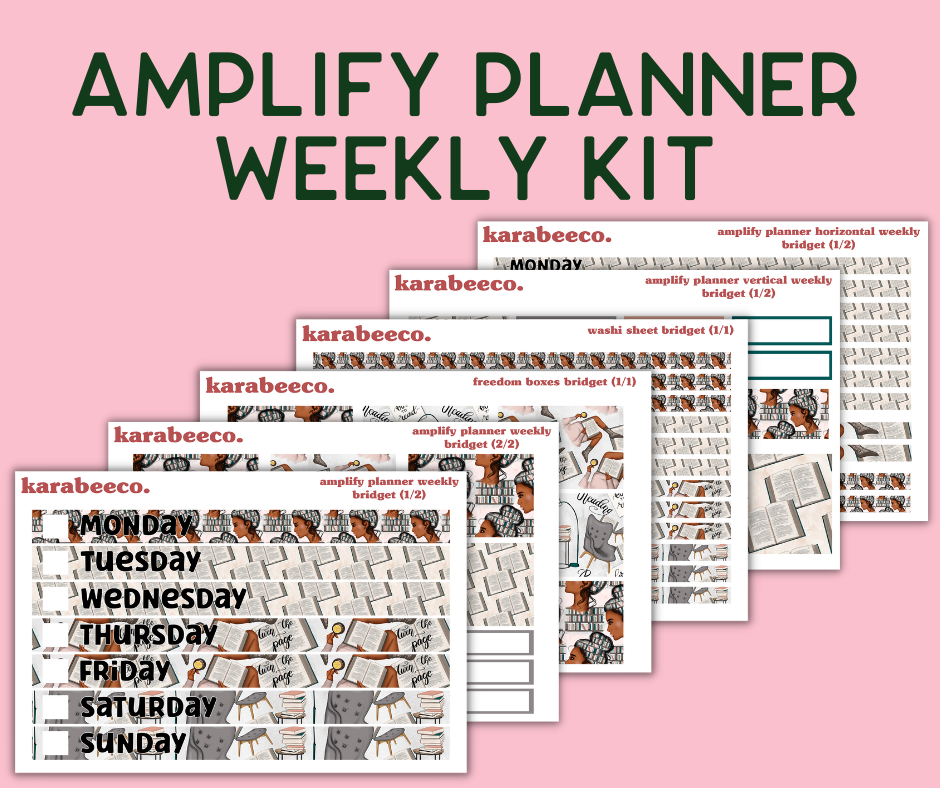 Amplify Planner Stickers | Weekly Kit | Bridget