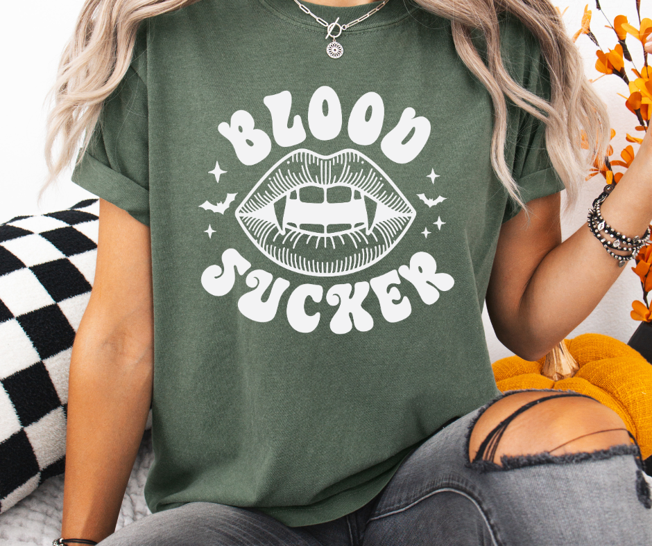 Comfort Colors Tee | Halloween Blood Sucker [500]