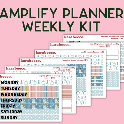 Amplify Planner Stickers | Weekly Kit | Eleanor