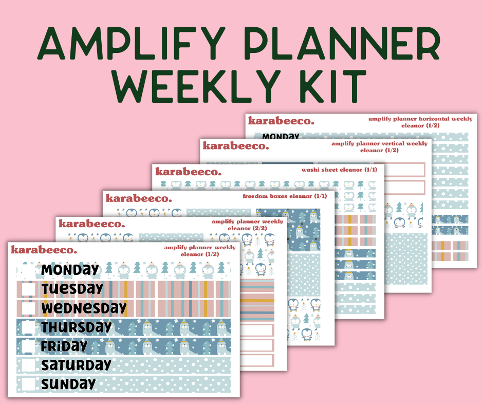 Amplify Planner Stickers | Weekly Kit | Eleanor