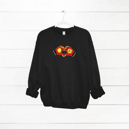 Gildan Crewneck | Travis Heart Hands