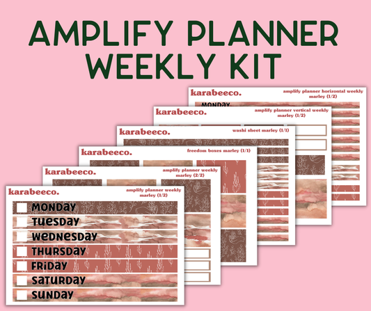 Amplify Planner Stickers | Weekly Kit | Marley