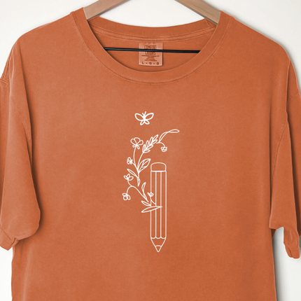 Comfort Colors Tee | Simple Minimal Teacher [268]