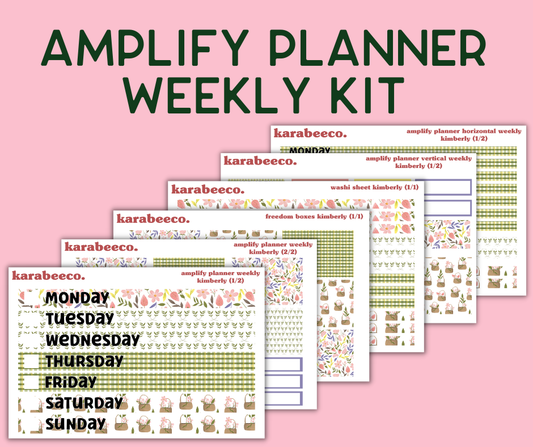 Amplify Planner Stickers | Weekly Kit | Kimberly