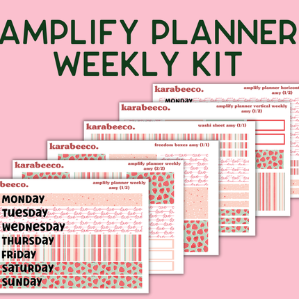 Amplify Planner Stickers | Weekly Kit | Amy