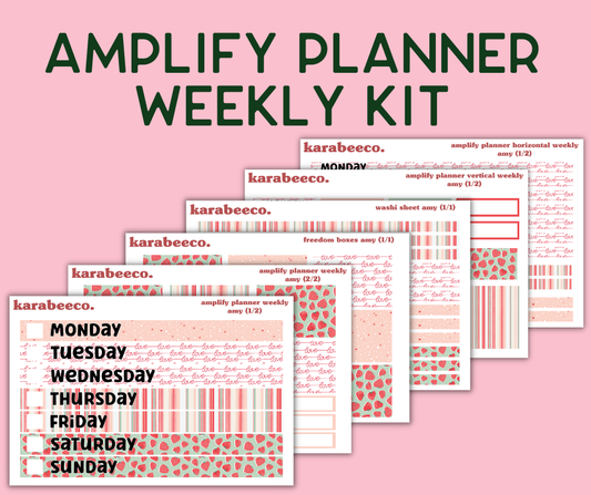 Amplify Planner Stickers | Weekly Kit | Amy