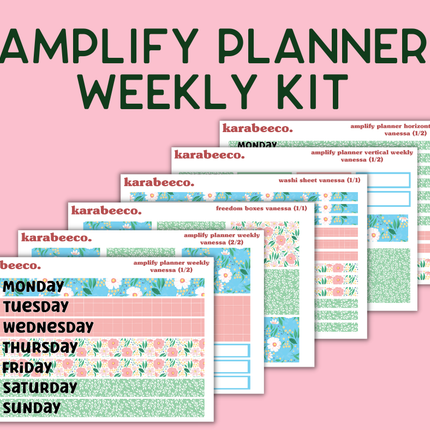 Amplify Planner Stickers | Weekly Kit | Vanessa
