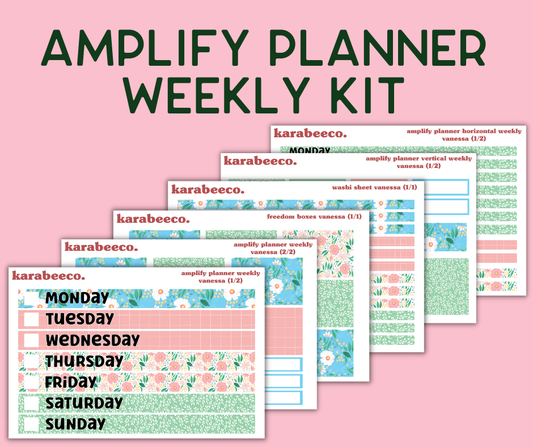 Amplify Planner Stickers | Weekly Kit | Vanessa