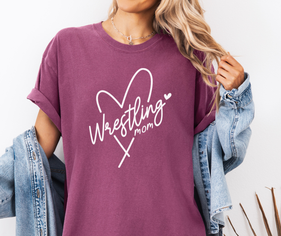 Comfort Colors Tee | Wrestling Mom [665]