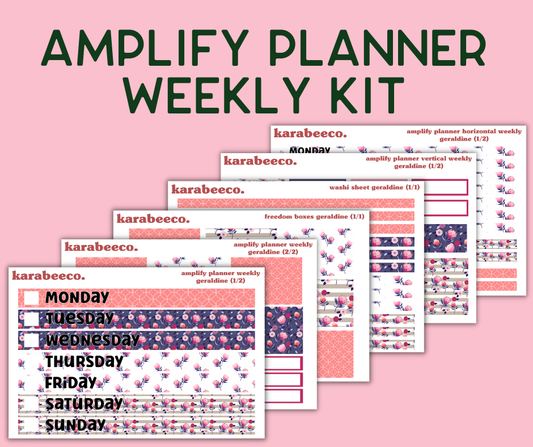 Amplify Planner Stickers | Weekly Kit | Geraldine