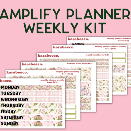 Amplify Planner Stickers | Weekly Kit | Koree
