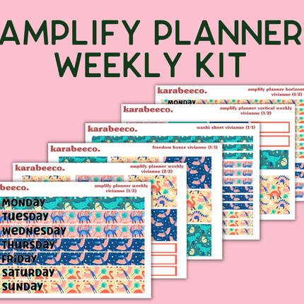 Amplify Planner Stickers | Weekly Kit | Vivianne